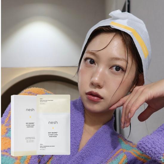 Nesh Soy Biome 2-Step Clinic Hair Mask (4 Sheets)