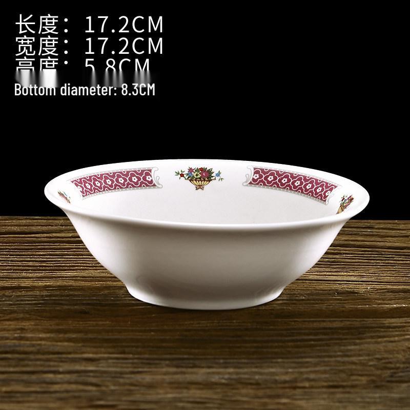 Retro Keramik-Geschirrset im Hongkong-Stil: Teller, Schüsseln und Geschirr für den Haus- und Restaurantgebrauch.