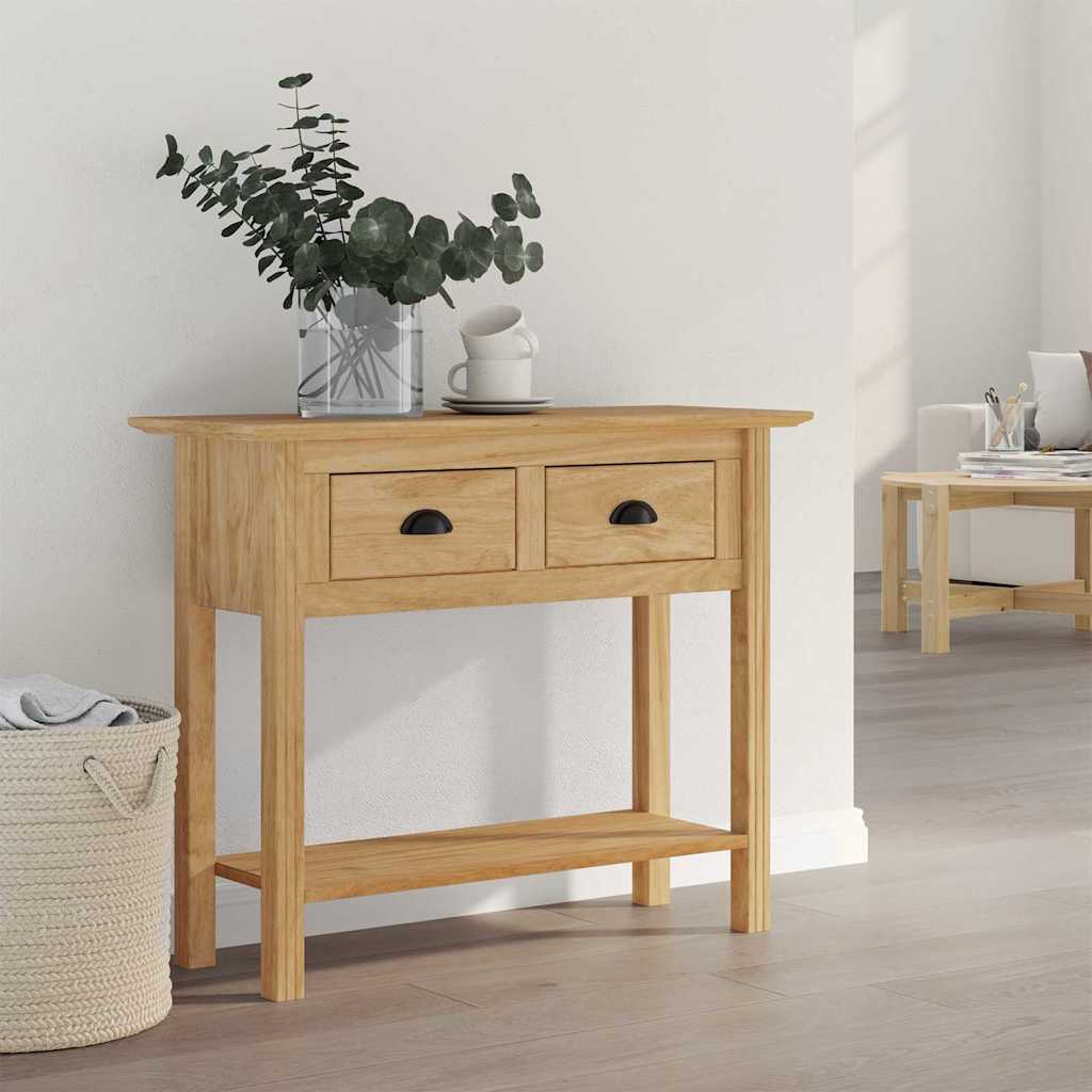 BODO Konsolentisch Honigbraun 91 x 34,7 x 74 cm Holzwerkstoff