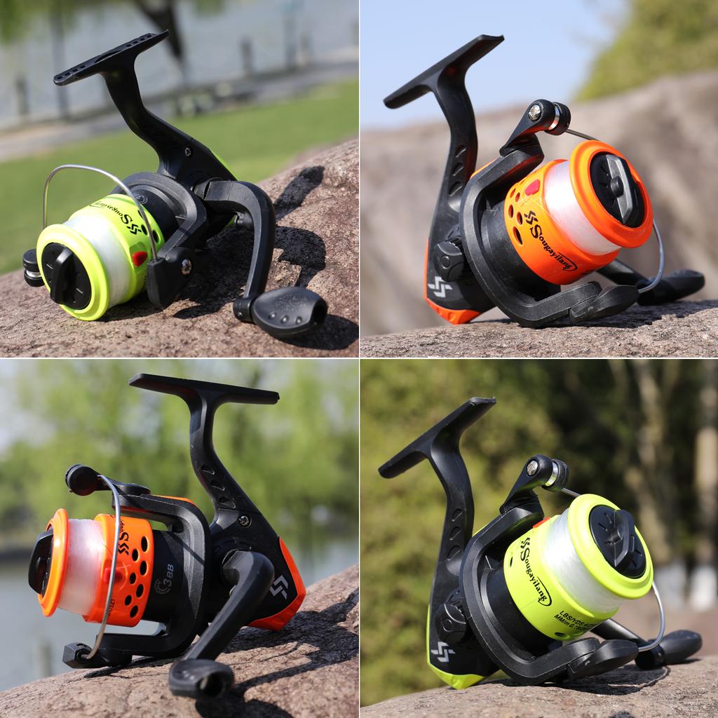 SOUGAYILANG Spinning Fishing Reel Gear Ratio 5.2:1  3BB Light Weight Ultra Smooth Saltwater Fishing Reel Max drage 5kg