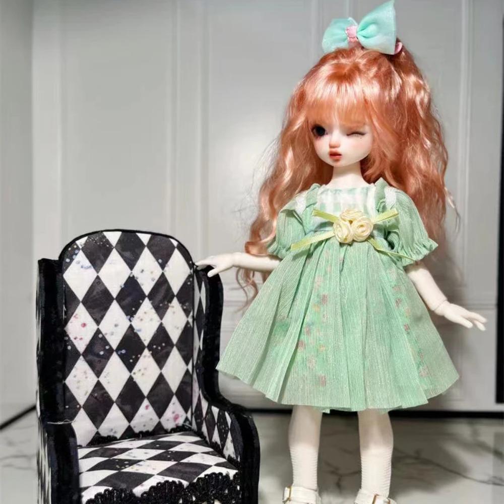

Модная Милая Повседневная Одежда для Куклы 30 см 1/6 BJD Набор Наряда для Куклы Платье Принцессы Игрушка для Девочки Подарок Аксессуары для Куклы Праздничный Подарок