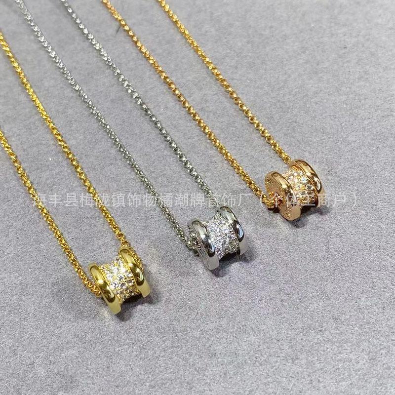 Baojia Diamond Little Waist Unisex Clavicle Necklace