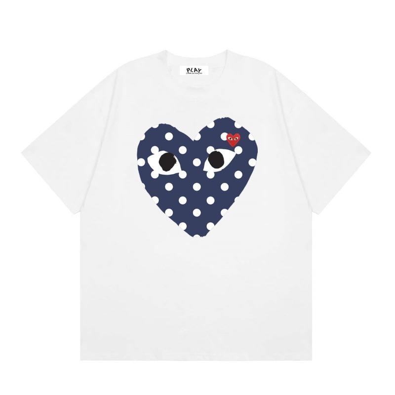 VibeStreet NUEVA Camiseta 100% Algodón Camiseta de Hombre con Forma de Corazón para Mujer Nueva Marca Original Camiseta Tops para Hombre Verano Manga Corta Moda Ami Amoring
