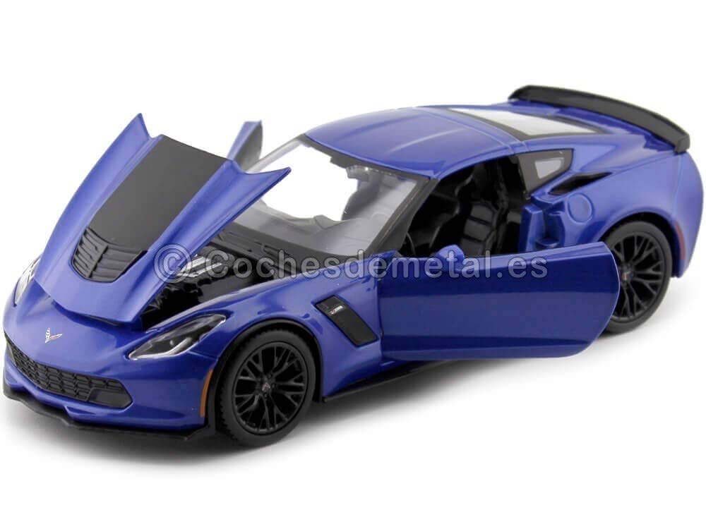2015 Chevrolet Corvette C7 Z06 Blue by Maisto 31133 by Chevrolet 1/24