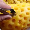 2pcs Stainless Steel Pineapple Clip Eye Peeler,Fruit Peeler Pineapple Corer Slicer Cutter Kitchen Knife Gadgets Pineapple Slicer