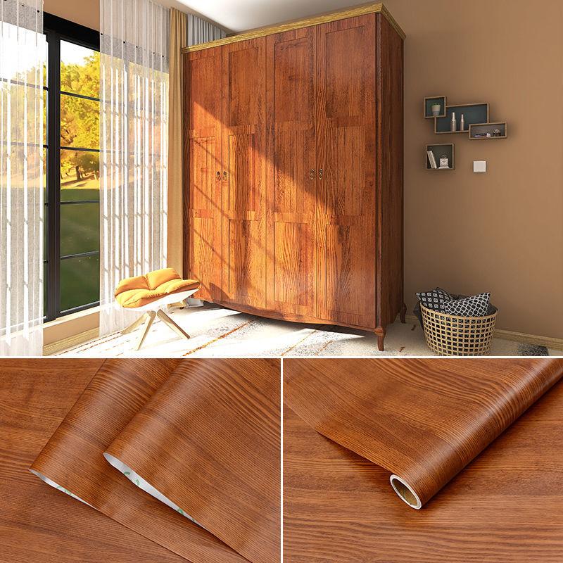 Wood Grain Damp-proof Waterproof Wall Restore Home Decor Peel and Stick Wallpapers Bedroom Walls PVC Self-adhesive Contact Paper
