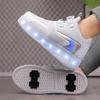 Children's Straight Sales Glowing Shoes High Aesthetic Value New Style Roller Skates Men's And Women's Online Red Hot Product
