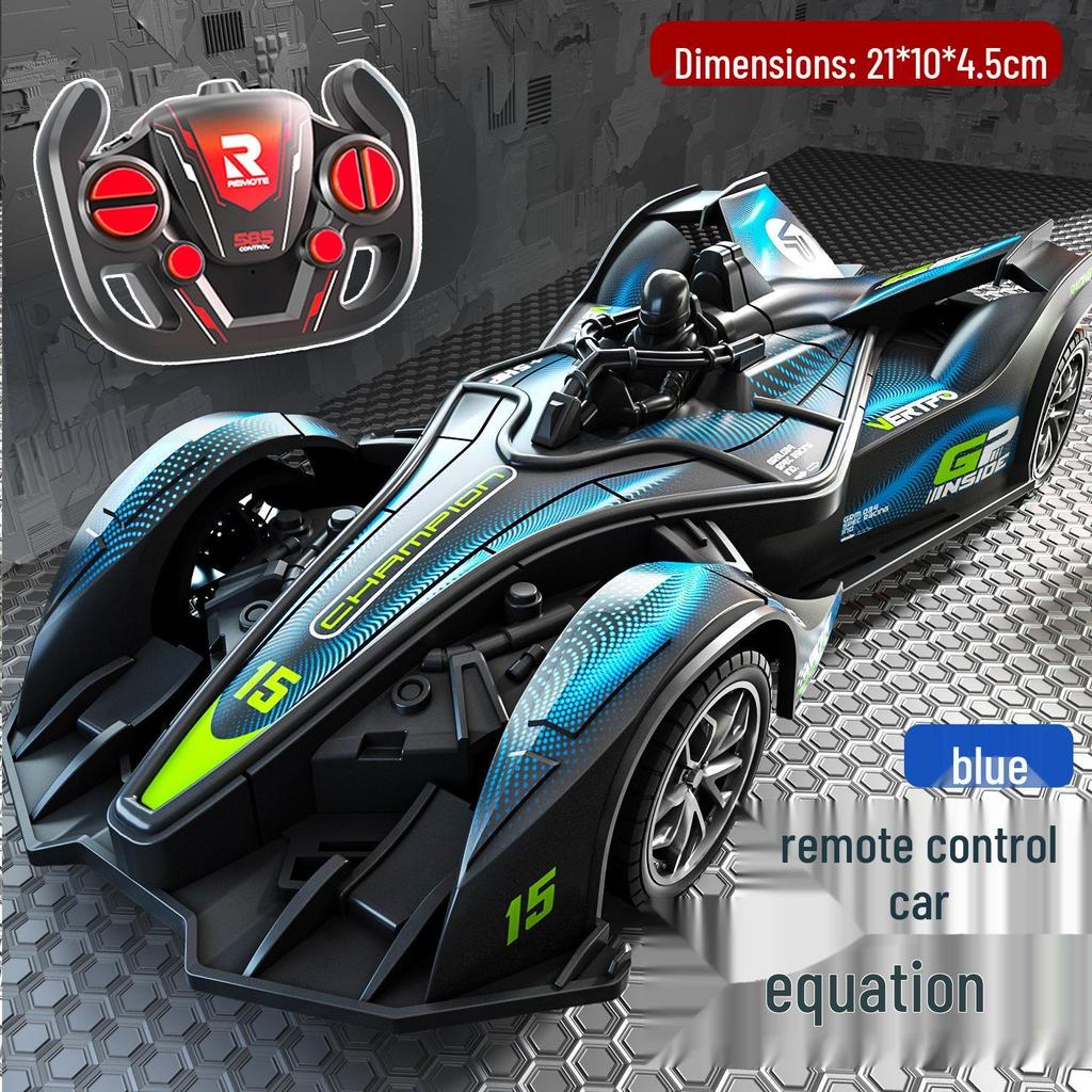Rechargeable F1 RC Racing Car - Impact-Resistant, Four-Way, Rear-Wheel Drive Toy for Kids