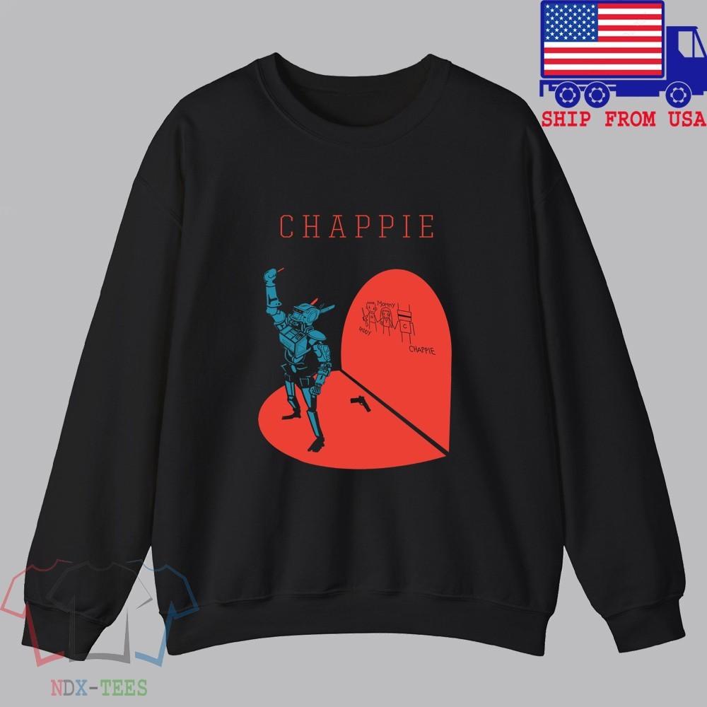 Chappie Movie Die Antwoord Men#039;s Black Size S to 3XL Unisex T-Shirt XXXL