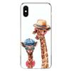 Søtt Tegneserie Giraff Dyr Deksel Telefondeksel For Apple iPhone 11 12 13 14 Pro 7 XR X XS Max 6 6S 8 Plus + Mini 5 SE Trykk Mykt