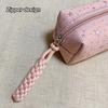 Printed Pencil Storage Bag Canvas Zipper Stationery Pouch Trendy Makeup Bag  Children