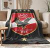 Al ahly sc Puha és kényelmes flanel Alkalmas kanapékhoz nappalikhoz kempingezéshez utazáshoz, és nagyszerű évfordulós ajándék is