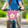 Kids Bike Basket Easy to Install Woven Front Bicycle for Children