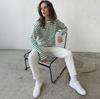 Summer Women Long Sleeve T-shirt O Neck Stripe