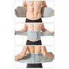XL Back Brace Grey Breathable Removable Lumbar Support Back Brace for Lower Back Pain
