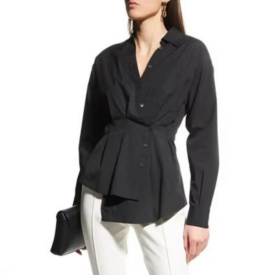 

VB Japan Cotton Black & White Irregular Commuter Shirt Small чёрный