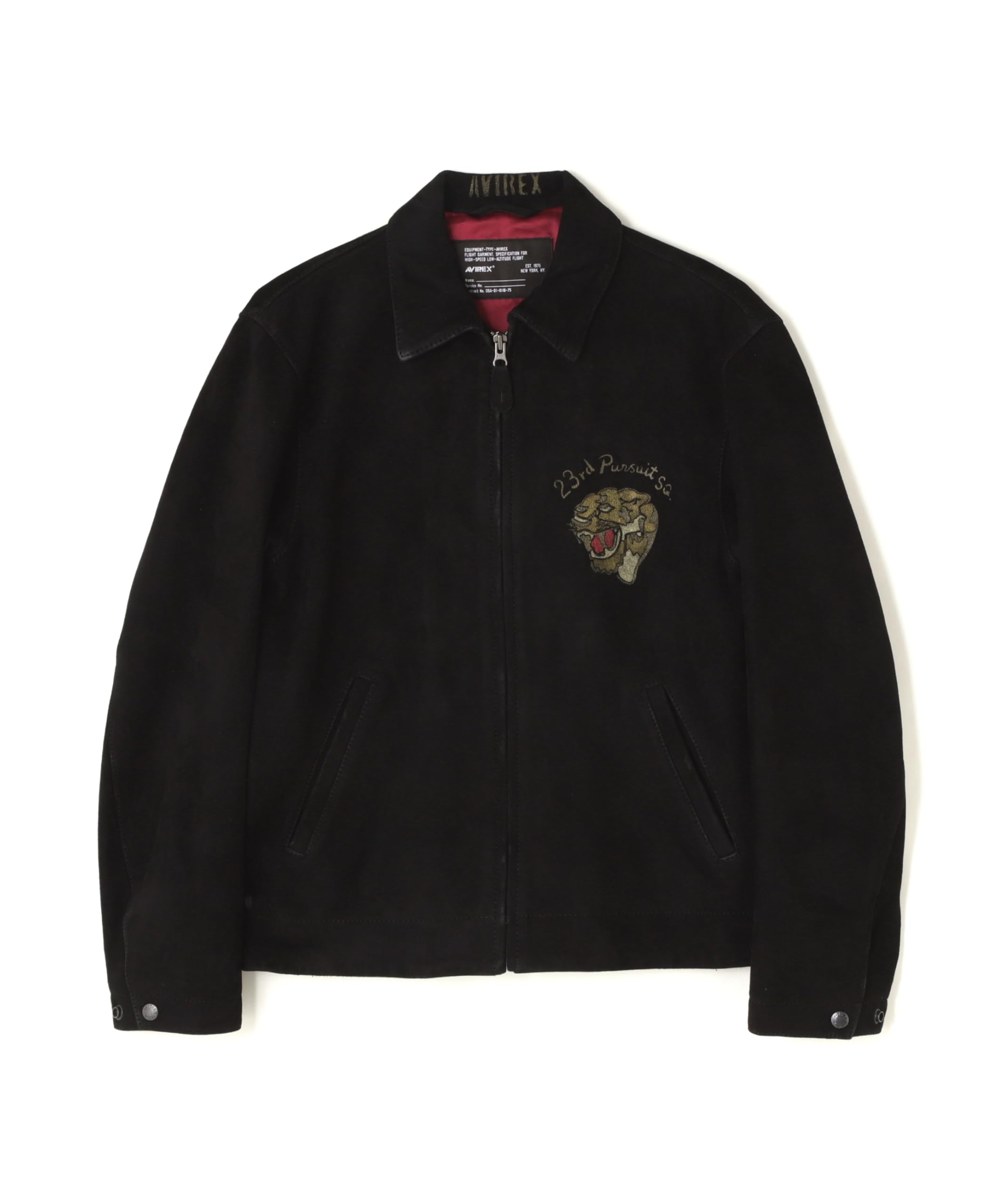 

Чоловіча куртка-сувенір із зістареної замші XL 010 Чорна [Avirex] 783-4250008