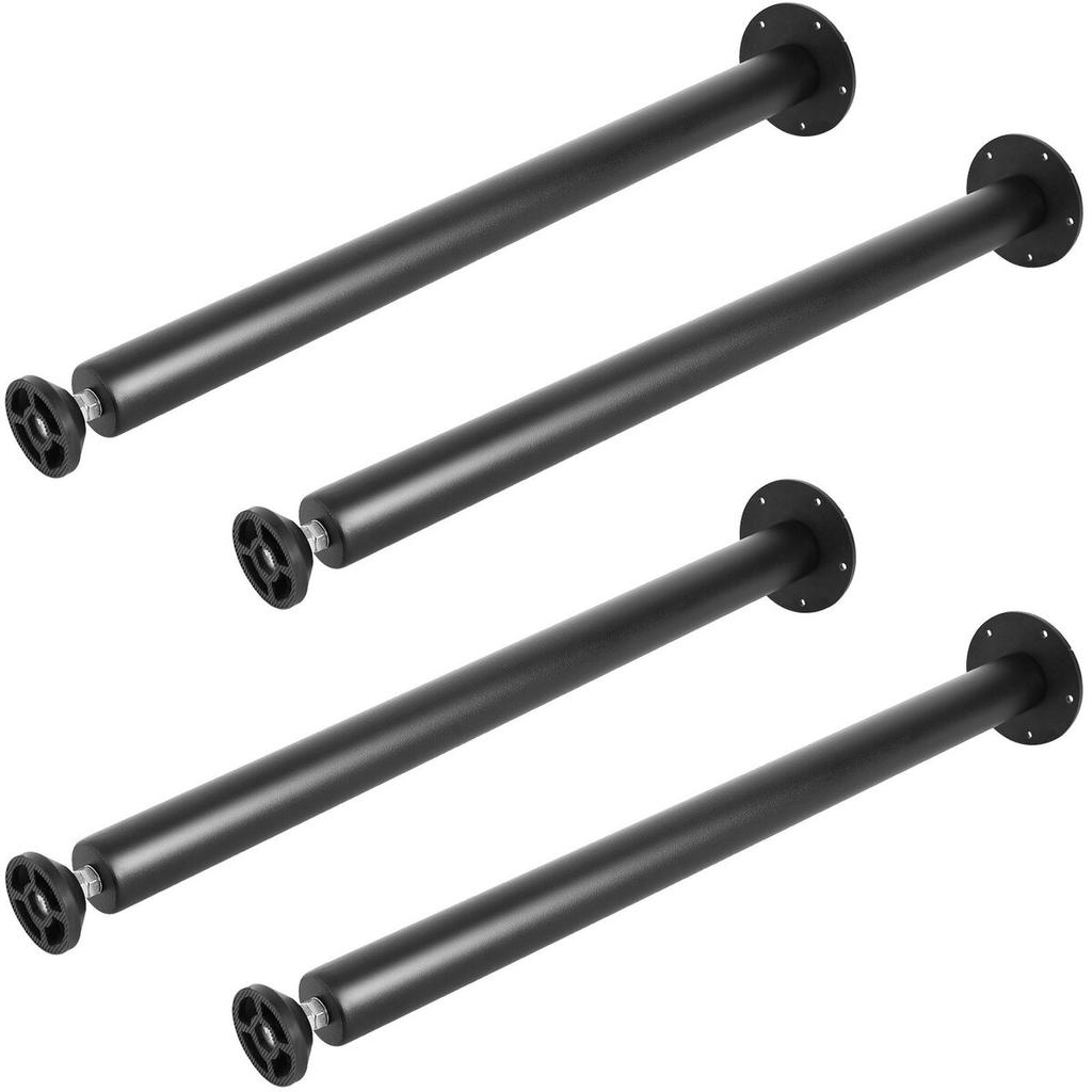 711.2MM Adjustable Desk Legs, Reinforced Steel Office Table Furniture Legs Set of 4 for DIY, 544.3KG Load Capacity Heavy Duty Desk Legs, Quick