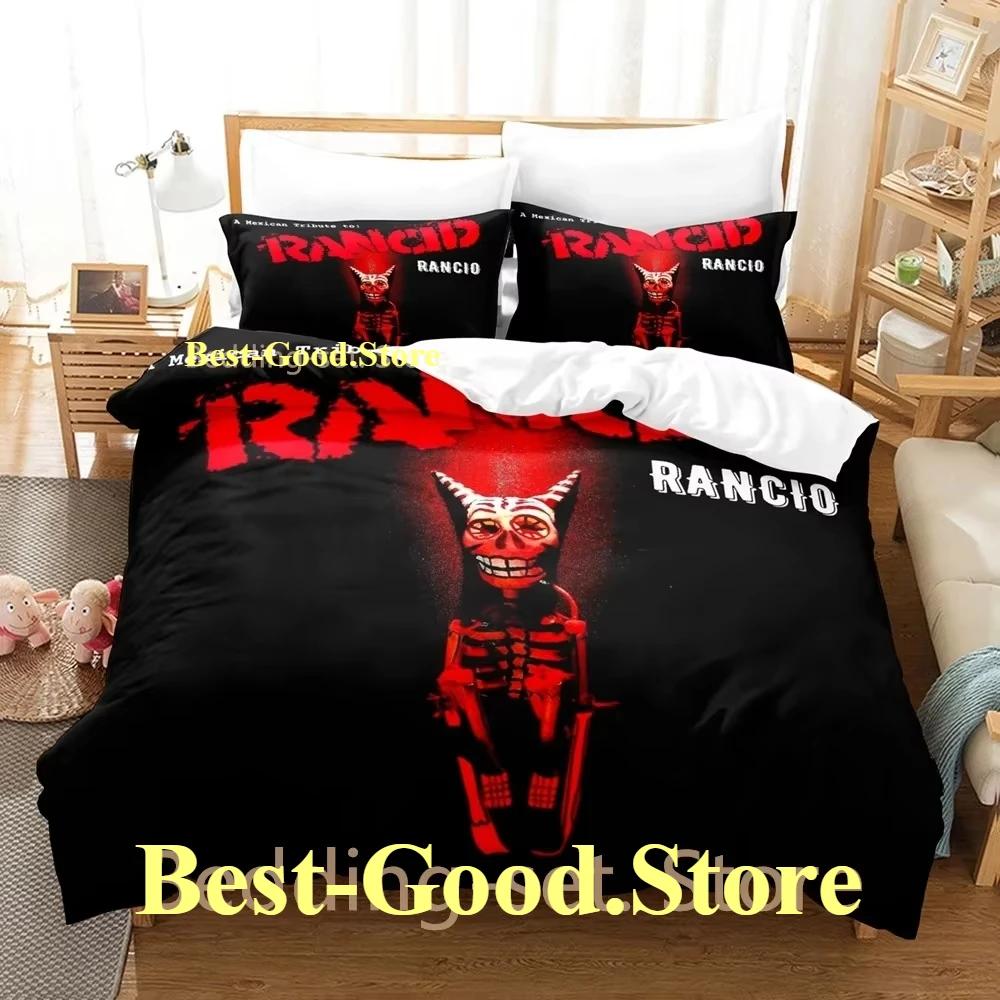 

Comforter Rancids Bedding Set Single Twin Full Queen King Size Bed Set Adult Kid Bedroom s 3D Print Anime Bed Comforter (quilt)-EU Single(135*200cm)3pcs