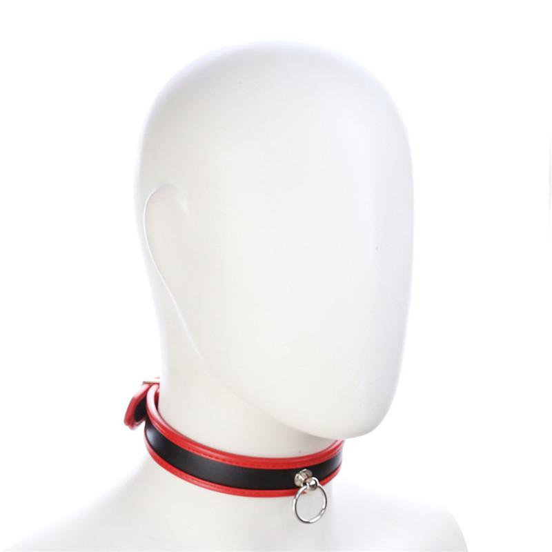 Rollenspiel Sklaven Fessel Choker Halsband Für Frauen Mädchen Halskette Metall Leder Choker Goth Anime Cosplay Geschenk Schmuck Zubehör