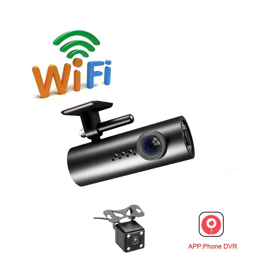 1080P Night Vision Dash Cam with Wi-Fi & Mobile Connectivity