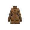 Down jacket women's foreign style winter new medium and long white duck down big pocket fashionable versatile loose thickened coat