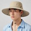 Summer Outdoor Mountaineering Hat Big Brim Travel Fisherman Hat Sun Protection and Sunshade Fishing Hat