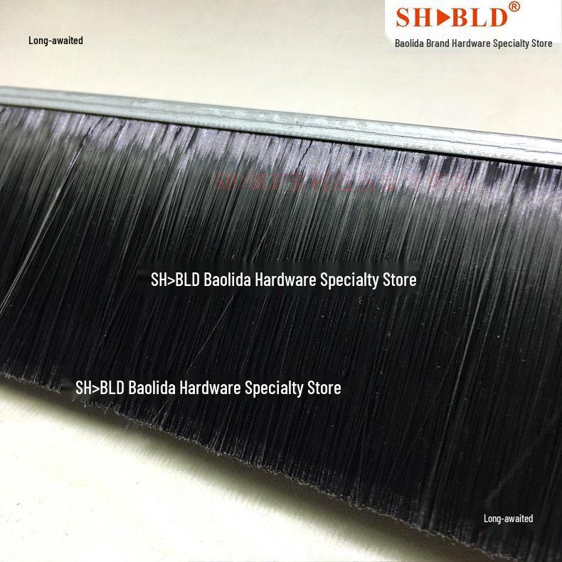 Elevator Dustproof Brush Strip - Black, 16-50mm Length Options
