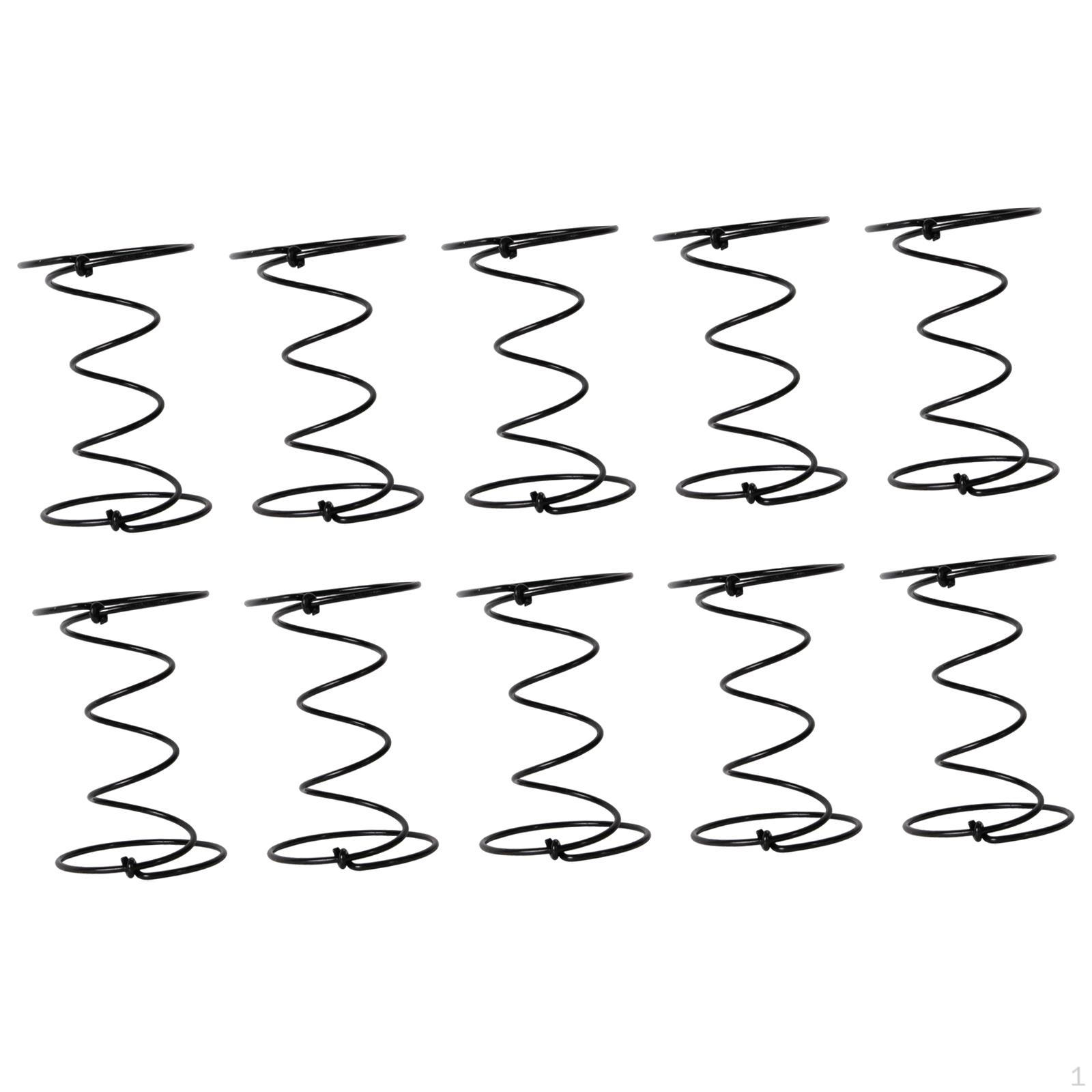 

10 Pieces Upholstery Strap Coil Spring Furniture Hardware, Replace Parts, Versatile for Seat Couch 8cm