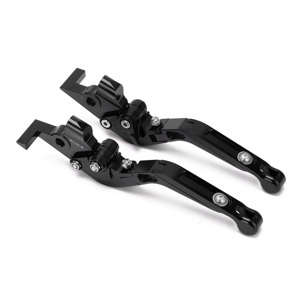 Motorcycle Adjustable Brake Clutch Lever CNC Aluminum Alloy Replacement for YAMAHA TMAX 530 2012‑2019Black