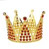Coroana Petrecere Aniversare Coace Decor Show Accesorii pentru par pentru copii Accesorii Mireasa Tiara rotunda Coroana cu stras din aliaj