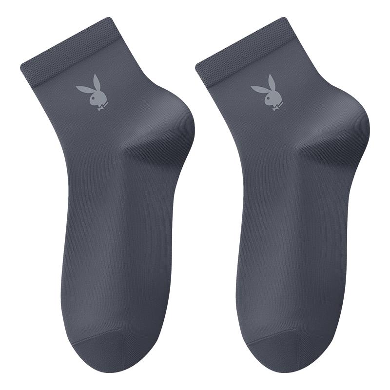 Playboy Men s Pure Cotton Mid-Calf Business Socks One Size