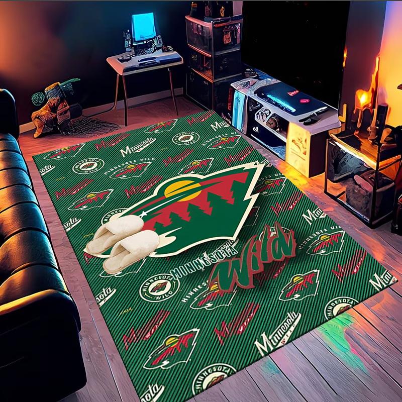 Winnipeg Hockey Team Area Rug Suitable for Indoor And Outdoor,Carpets for Kitchens, Homes, Offices, Living Rooms,Home Decor,Christmas Gift
