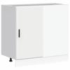 VidaXL Meuble sous évier "Lyon" Bois d'ingénierie blanc 854289