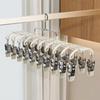 Non-marking Trouser Hanging Hook Rustproof Camisole Bra Clips Drying Clothes Hanger  Drying Rack