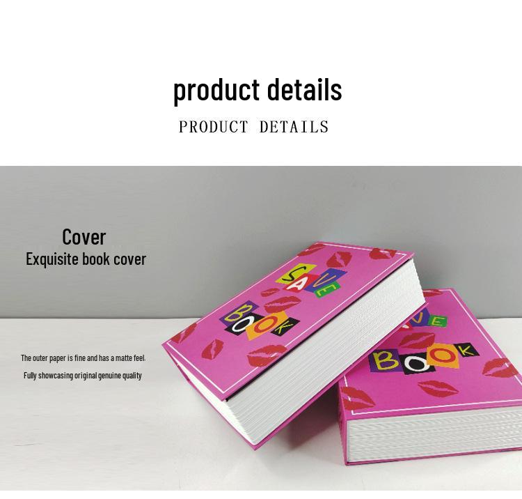 Large Creative Book Safe with Password Lock, Money Box, and Coin Bank