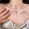 Ins Wind Pearl Necklace Design Collarbone Chain Love Pendant Jewelry