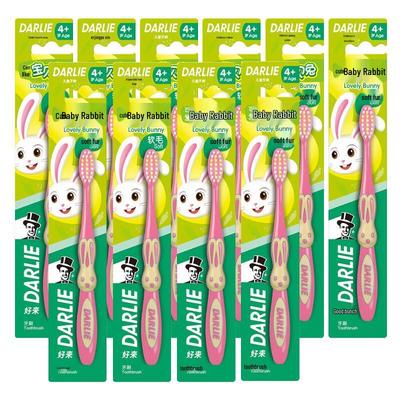 Darlie Baby Rabbit Kids Toothbrush 10-Pack