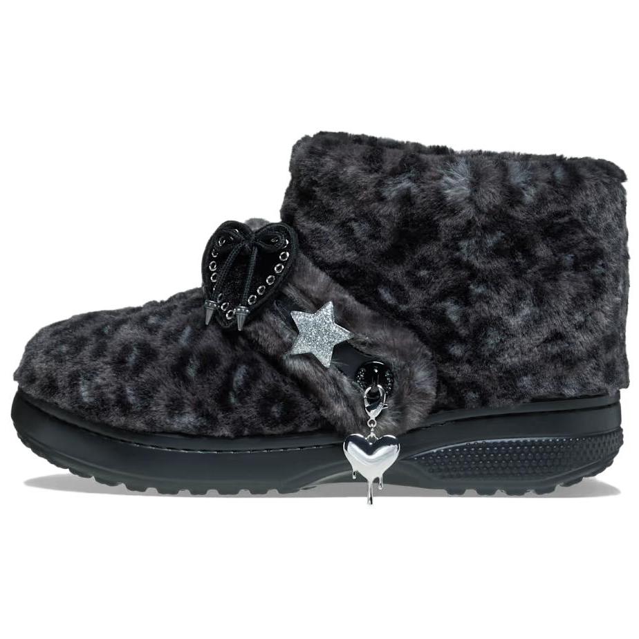 

Crocs Незабываемые Простые Удобные Короткие Ботинки Женские ботинки Черные Серые 212386-0CU 36-37