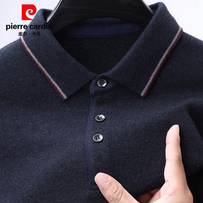 

Мужской свитер Pierre Cardin из 100% чистой шерсти с воротником поло L 175/92A