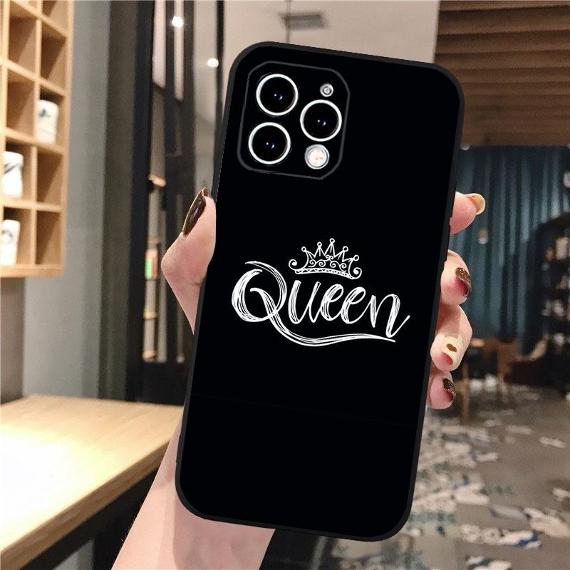 Queen King Phone Case For Iphone 17 Pro Max Air 16 15 14 13 Pro Max 15 16 Pro 15Plus Shell