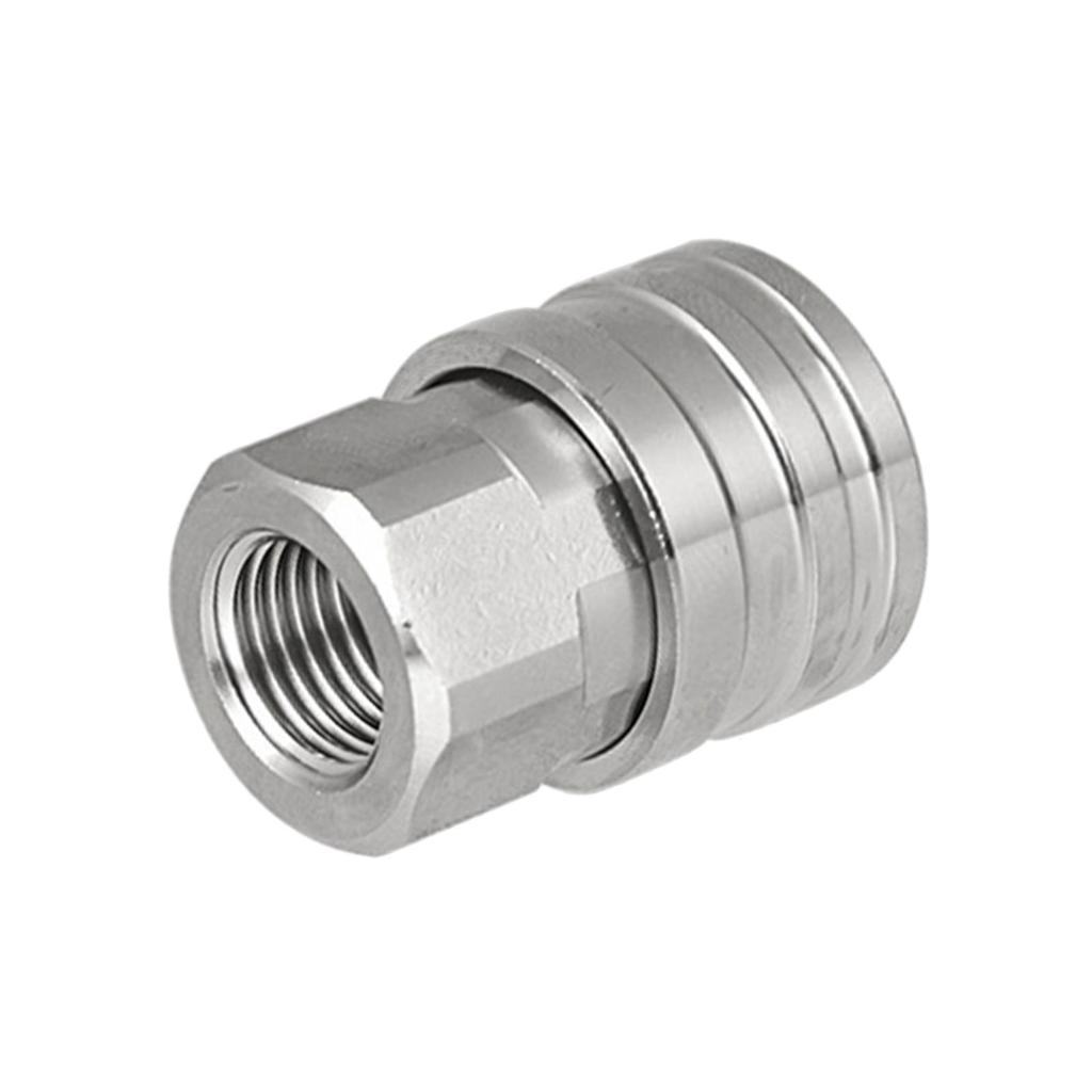 Heavy Duty Pressure Washer Hose Coupler - Stainless Steel M14 Adapter for Power Washing Accessories