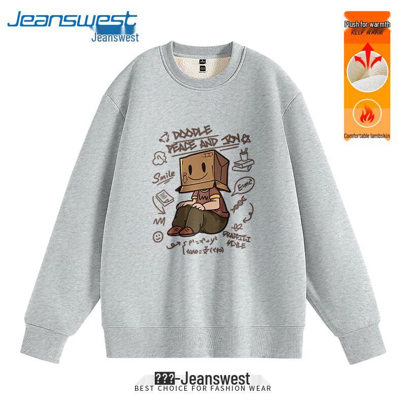

Jeanswest 2025 Cartoon Graffiti Fleece Lined Hoodie M