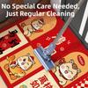 Cartoon Pattern Chinese New Year Door Mat Horse Pattern Non-slip Horse Year Floor Mat Dirt Resistant 40*60cm Entrance Feet Mat