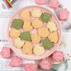 8Pcs Cat Cookie Mold Set Cartoon Cat Claw Fish Bone Shape Cookie Stamp Fondant Cake Decoration Tools 3D Hand Pressure Plastic