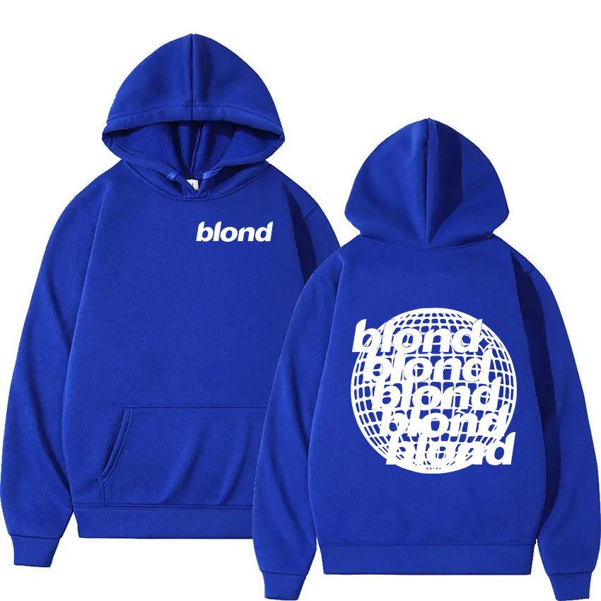 Rapper Frank Print Graphic Hoodie Men Hip Hop Fashion Ocean Sweatshirts Unisex Casual Streetwear Y2K Street Pullover Clothing