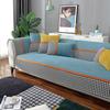 Four Seasons Universal Corn Velvet Houndstooth Sofa Cushion Modern Simple Non-Slip Sofa Cushion Towel Cover