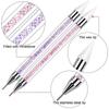 Dual-purpose Pick Up Rhinestone Tools Nail Art Dual Heads Acrylic Dotting Wax Pen Manicure Accessories Drill Gem Picking Picker
