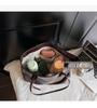 High-End Autumn Leather Tote Bag: Large Capacity, Simple Design Shoulder Bag for Commuting