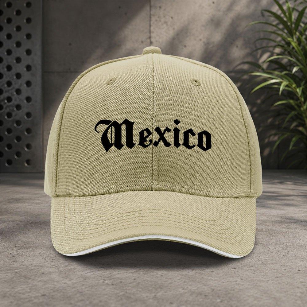 Mexico Baseball Cap Unisex Adjustable Lightweight Dad Hat Casual Sport Cap